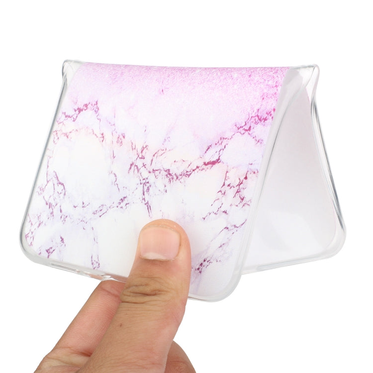 For Huawei Mate 40 Pro Coloured Drawing Pattern Transparent TPU Protective Case(Marble)
