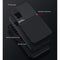 For Huawei nova 7 5G Classic Tilt Strip Grain Magnetic Shockproof PC + TPU Case(Black)