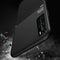 For Huawei P40 Pro Classic Tilt Strip Grain Magnetic Shockproof PC + TPU Case(Black)