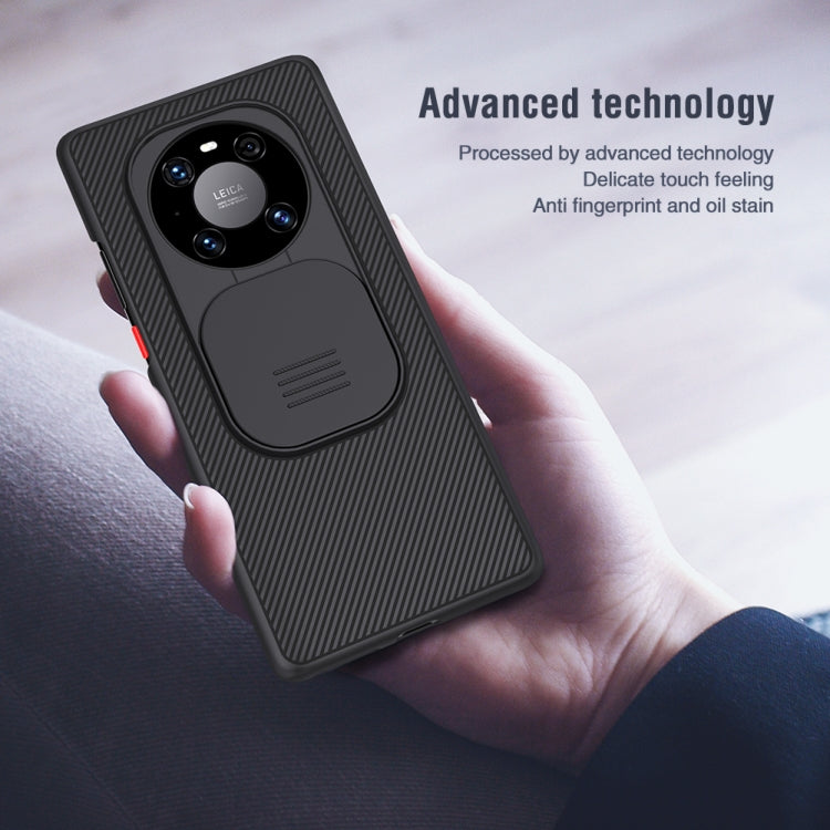 For Huawei Mate 40 Pro NILLKIN Black Mirror Series Camshield Full Coverage Dust-proof Scratch Resistant Mobile Phone Case(Black)