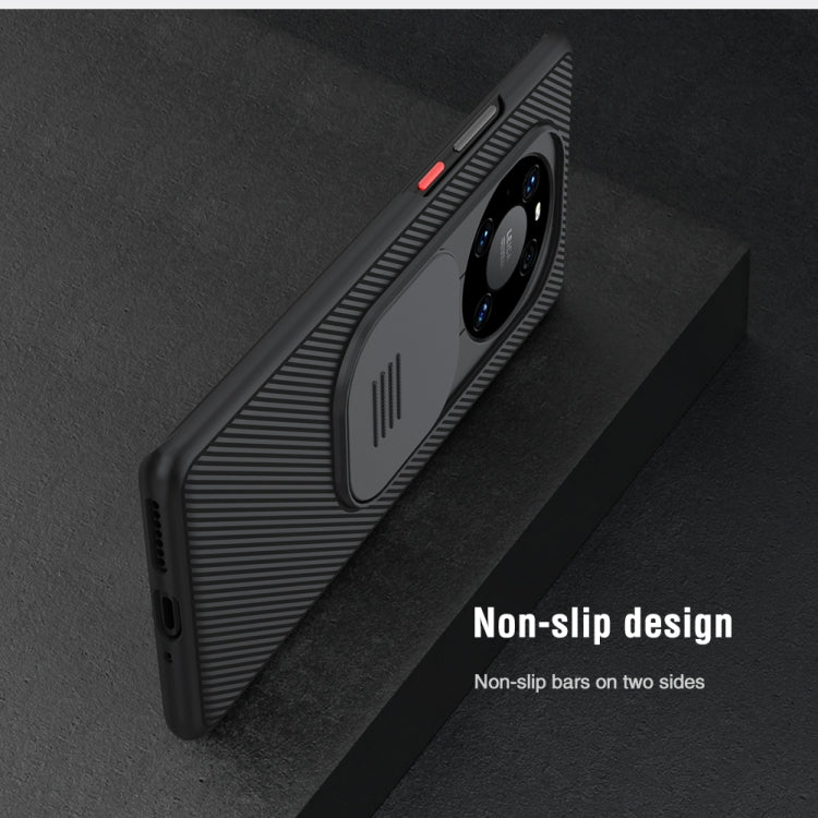 For Huawei Mate 40 Pro NILLKIN Black Mirror Series Camshield Full Coverage Dust-proof Scratch Resistant Mobile Phone Case(Black)