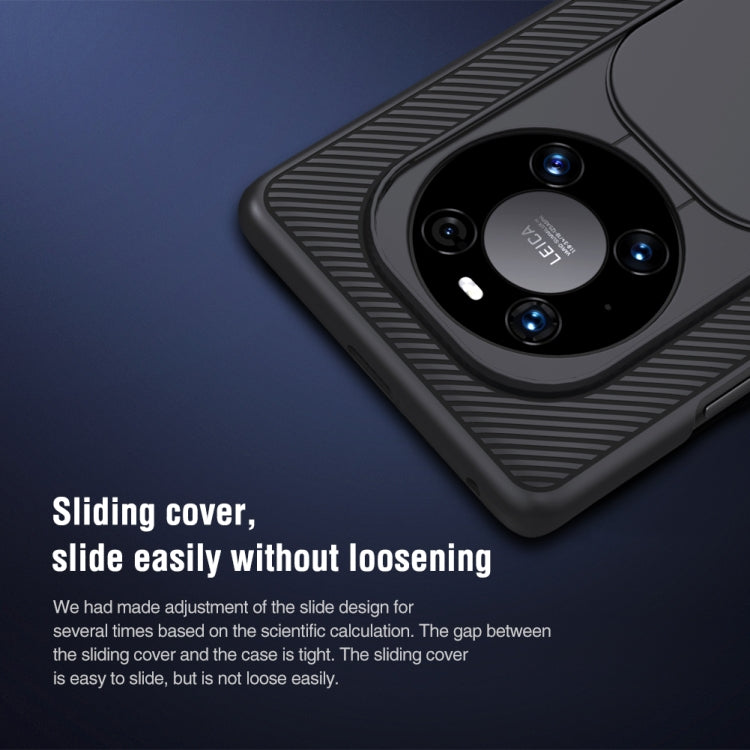 For Huawei Mate 40 Pro NILLKIN Black Mirror Series Camshield Full Coverage Dust-proof Scratch Resistant Mobile Phone Case(Black)