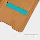 For Huawei Mate 40 Pro NILLKIN QIN Series Crazy Horse Texture Horizontal Flip Leather Case with Card Slot(Brown)