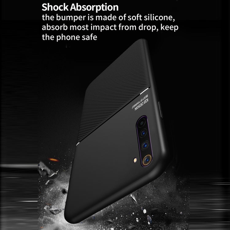 For OnePlus Nord Classic Tilt Strip Grain Magnetic Shockproof PC + TPU Case(Black)