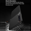 For OnePlus Nord Classic Tilt Strip Grain Magnetic Shockproof PC + TPU Case(Red)