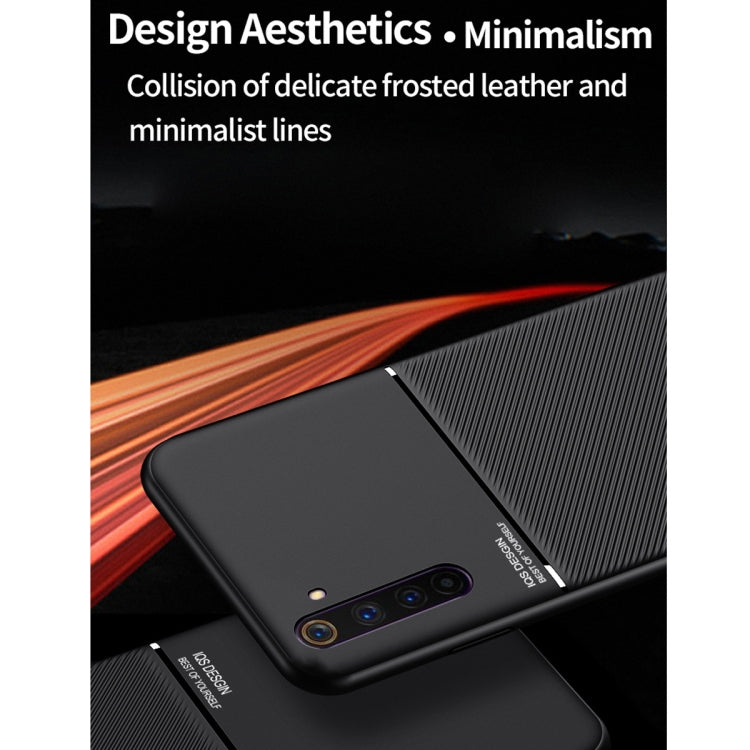 For OnePlus Nord Classic Tilt Strip Grain Magnetic Shockproof PC + TPU Case(Dark Green)