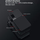 For Samsung Galaxy S20 FE Classic Tilt Strip Grain Magnetic Shockproof PC + TPU Case(Red)