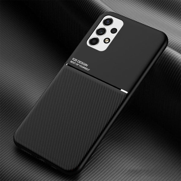 For Samsung Galaxy A53 5G Classic Tilt Magnetic PC + TPU Phone Case (Black)