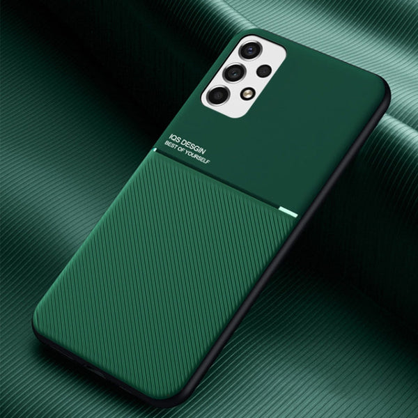 For Samsung Galaxy A53 5G Classic Tilt Magnetic PC + TPU Phone Case (Dark Green)