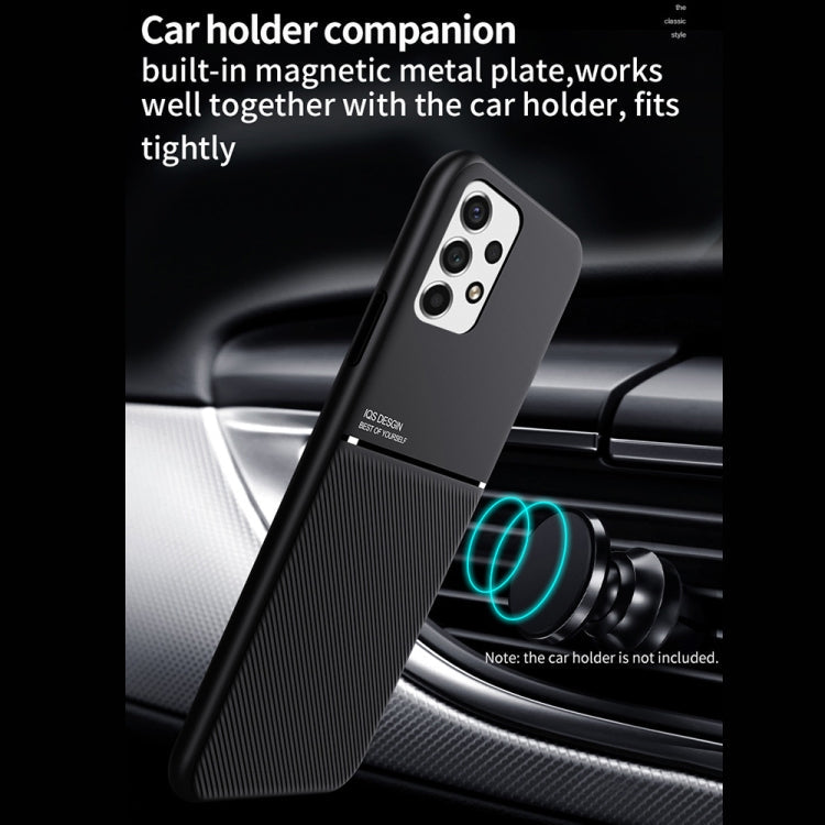 For Samsung Galaxy A53 5G Classic Tilt Magnetic PC + TPU Phone Case (Black)