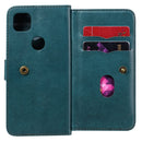 For Google Pixel 4a 4G Multifunctional Magnetic Copper Buckle Horizontal Flip Leather Case with Bracket & 10 Card Slots & Wallet & Photo Frame(Dark Green)