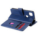 For Google Pixel 4a 4G Multifunctional Magnetic Copper Buckle Horizontal Flip Leather Case with Bracket & 10 Card Slots & Wallet & Photo Frame(Dark Blue)