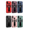 For Samsung Galaxy A20s 2 in 1 PC + TPU Shockproof Protective Case with Invisible Holder(Wine Red)