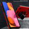 For Samsung Galaxy A20s 2 in 1 PC + TPU Shockproof Protective Case with Invisible Holder(Wine Red)