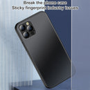 Frosted Magnetic Glass Magsafe Case For iPhone 12 Pro(Black)