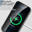 Frosted Magnetic Glass Magsafe Case For iPhone 12 Pro(Black)