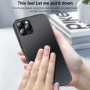 Frosted Magnetic Glass Magsafe Case For iPhone 12 Pro(Black)