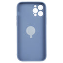 Frosted Magnetic Glass Magsafe Case For iPhone 12 Pro Max(Blue)