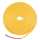 CJ-1206 12V 6A 5m IP65 Waterproof Silicone Neon LED Strip Light(Yellow)