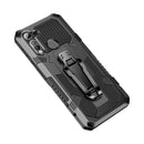 For Motorola One Fusion Armor Warrior Shockproof PC + TPU Protective Case(Black)