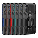 For Motorola One Fusion Armor Warrior Shockproof PC + TPU Protective Case(Black)