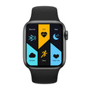 DW35 1.75 inch Full Screen IP67 Waterproof Smart Watch, Support Sleep Monitor / Heart Rate Monitor / Bluetooth Call(Black)