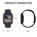 DW35 1.75 inch Full Screen IP67 Waterproof Smart Watch, Support Sleep Monitor / Heart Rate Monitor / Bluetooth Call(Blue)