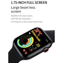 DW35 1.75 inch Full Screen IP67 Waterproof Smart Watch, Support Sleep Monitor / Heart Rate Monitor / Bluetooth Call(Blue)