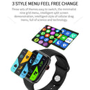 DW35 1.75 inch Full Screen IP67 Waterproof Smart Watch, Support Sleep Monitor / Heart Rate Monitor / Bluetooth Call(Black)