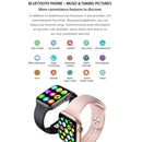 DW35 1.75 inch Full Screen IP67 Waterproof Smart Watch, Support Sleep Monitor / Heart Rate Monitor / Bluetooth Call(Blue)