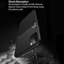 Classic Tilt Strip Grain Magnetic Shockproof PC + TPU Case For iPhone 12 / 12 Pro(Black)