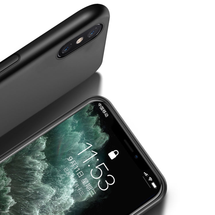 Classic Tilt Strip Grain Magnetic Shockproof PC + TPU Case For iPhone XR(Black)