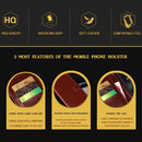 For OPPO Reno5 5G idewei Crazy Horse Texture Horizontal Flip Leather Case with Holder & Card Slots & Wallet(Black)