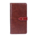 For OPPO Reno5 5G idewei Crocodile Texture Horizontal Flip Leather Case with Holder & Card Slots & Wallet(Jujube Red)