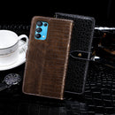 For OPPO Reno5 5G idewei Crocodile Texture Horizontal Flip Leather Case with Holder & Card Slots & Wallet(Jujube Red)