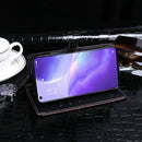 For OPPO Reno5 5G idewei Crocodile Texture Horizontal Flip Leather Case with Holder & Card Slots & Wallet(Jujube Red)