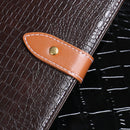 For OPPO Reno5 5G idewei Crocodile Texture Horizontal Flip Leather Case with Holder & Card Slots & Wallet(Dark Brown)