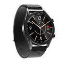 M98 1.28 inch IPS Color Screen IP67 Waterproof Smart Watch, Support Sleep Monitor / Heart Rate Monitor / Bluetooth Call, Style:Steel Strap(Black)
