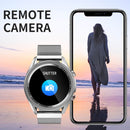 M98 1.28 inch IPS Color Screen IP67 Waterproof Smart Watch, Support Sleep Monitor / Heart Rate Monitor / Bluetooth Call, Style:Leather Strap(Black)
