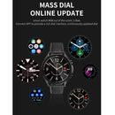 M98 1.28 inch IPS Color Screen IP67 Waterproof Smart Watch, Support Sleep Monitor / Heart Rate Monitor / Bluetooth Call, Style:Leather Strap(Silver)