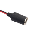 3360 12-24V 10A DIY Soldered Cigarette Lighter Charger Female Plug Socket, Cable Length:1m