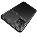 For Samsung Galaxy A72 5G / 4G Carbon Fiber Texture Shockproof TPU Case(Black)