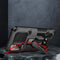 For Samsung Galaxy A12 Armor Warrior Shockproof PC + TPU Protective Case(Black)