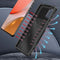 For Samsung Galaxy A12 Armor Warrior Shockproof PC + TPU Protective Case(Black)
