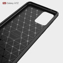 For Samsung Galaxy A72 5G / 4G Brushed Texture Carbon Fiber TPU Case(Black)