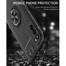 For Xiaomi Poco M3 Metal Ring Holder 360 Degree Rotating TPU Case(Red)