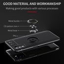For Xiaomi Poco M3 Metal Ring Holder 360 Degree Rotating TPU Case(Red)