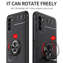 For Xiaomi Poco M3 Metal Ring Holder 360 Degree Rotating TPU Case(Red)