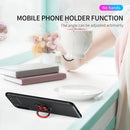 For Xiaomi Poco M3 Metal Ring Holder 360 Degree Rotating TPU Case(Red)