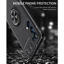 For OPPO Reno5 5G Metal Ring Holder 360 Degree Rotating TPU Case(Blue)